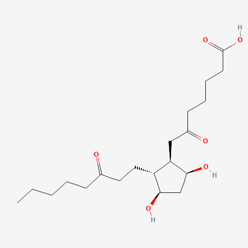 6,15-DIKETO-13,14-DIHYDRO PROSTAGLANDIN F1ALPHA (CAS: 63983-53-9) - Related Chemical Product