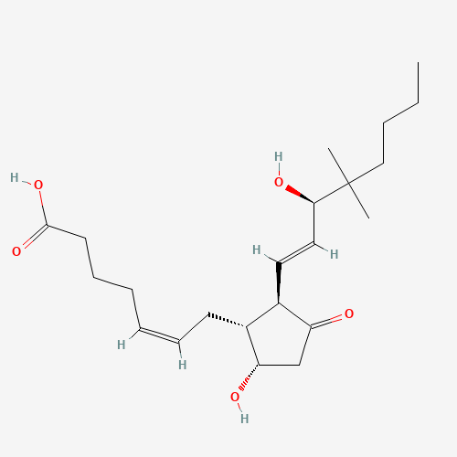 16,16-DIMETHYL PROSTAGLANDIN D2 (CAS: 64072-59-9) - Chemical Structure and Molecular Formula 