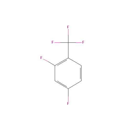 2,4-Difluorobenzotrifluoride (CAS: 64248-61-9) - Chemical Structure and Molecular Formula 
