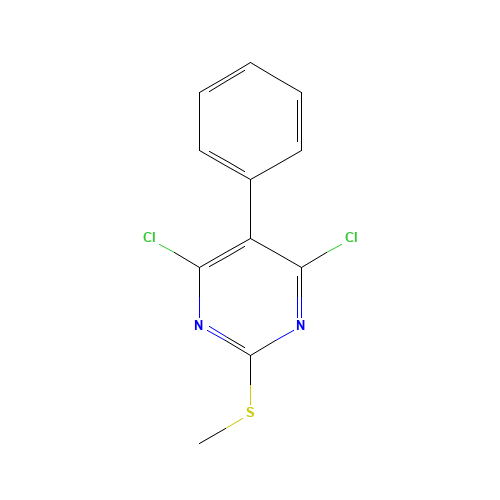 4,6-DICHLORO-2-METHYLTHIO-5-PHENYLPYRIMIDINE (CAS: 64415-11-8) - Related Chemical Product