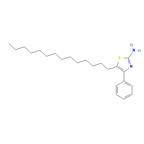 2-AMINO-4-PHENYL-5-N-TETRADECYLTHIAZOLE (CAS: 64415-14-1) - Related Chemical Product