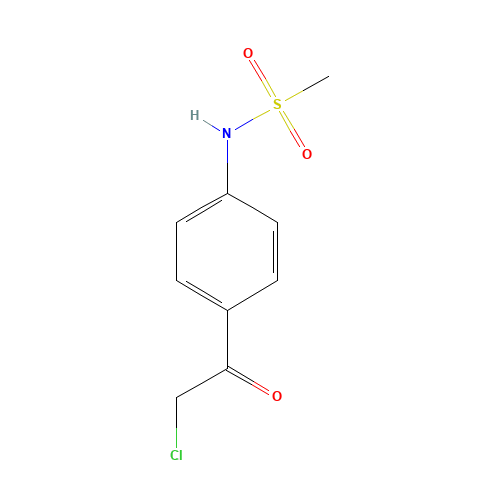 N-[4-(2-CHLOROACETYL)PHENYL]METHANESULFONAMIDE (CAS: 64488-52-4) - Related Chemical Product