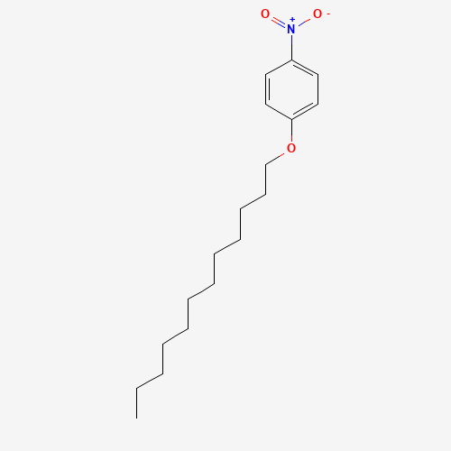 4-N-DODECYLOXYNITROBENZENE (CAS: 65039-18-1) - Chemical Structure and Molecular Formula 