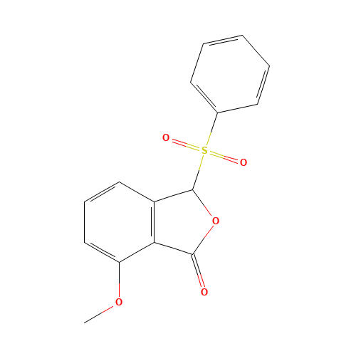 7-METHOXY-3-PHENYLSULFONYL-1(3H)-ISOBENZOFURANONE (CAS: 65131-09-1) - Related Chemical Product
