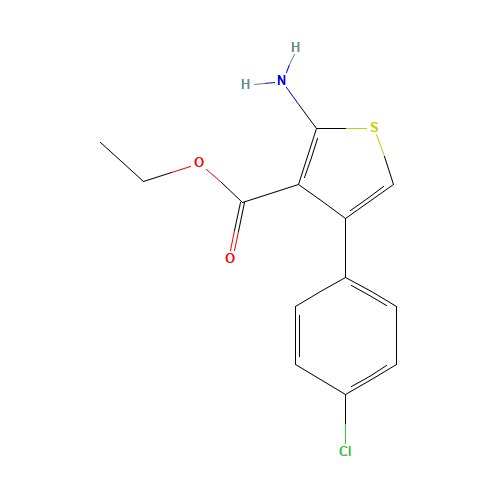 2-AMINO-4-(4-CHLORO-PHENYL)-THIOPHENE-3-CARBOXYLIC ACID ETHYL ESTER (CAS: 65234-09-5) - Related Chemical Product