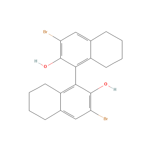 (R)-(+)-3,3'-DIBROMO-5,5',6,6',7,7',8,8'-OCTAHYDRO(1,1'BINAPHTHALENE)-2,2'-DIOL (CAS: 65355-08-0) - Related Chemical Product
