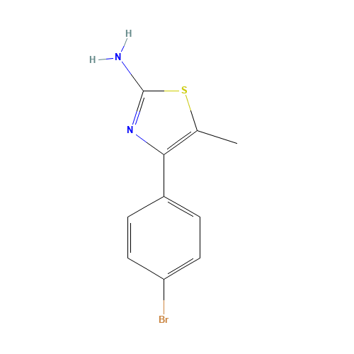 4-(4-BROMOPHENYL)-5-METHYL-1,3-THIAZOLE-2-YLAMINE (CAS: 65705-44-4) - Related Chemical Product