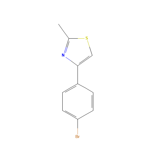 4-(4-BROMOPHENYL)-2-METHYL-1,3-THIAZOLE (CAS: 66047-74-3) - Related Chemical Product