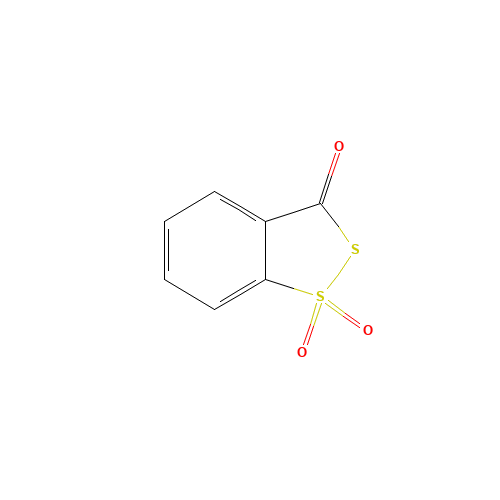 3H-1,2-Benzodithiol-3-one-1,1-dioxide (CAS: 66304-01-6) - Related Chemical Product