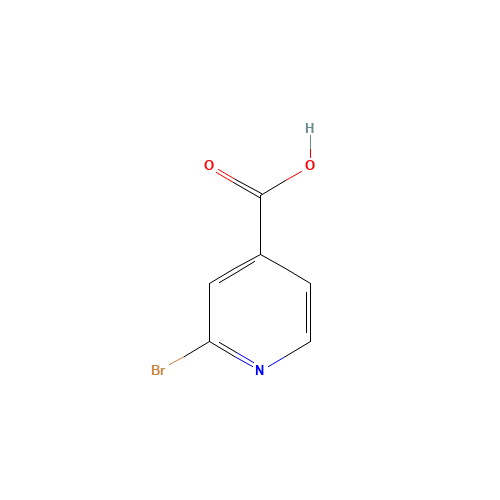 2-Bromopyridine-4-carboxylic acid (CAS: 66572-56-3) - Chemical Structure and Molecular Formula 