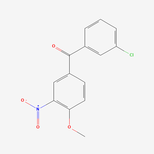 3-CHLORO-4'-METHOXY-3'-NITROBENZOPHENONE (CAS: 66938-41-8) - Related Chemical Product