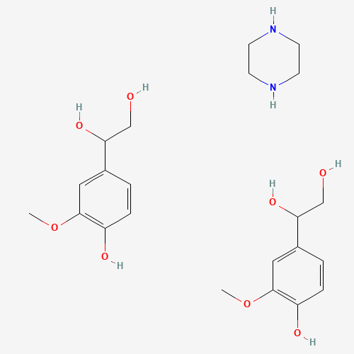 4-HYDROXY-3-METHOXYPHENYLGLYCOL HEMIPIPERAZINIUM SALT (CAS: 67423-45-4) - Related Chemical Product