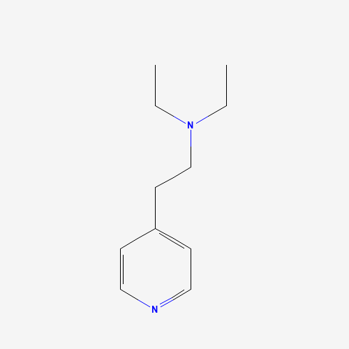 4-(2-DIETHYLAMINOETHYL)PYRIDINE (CAS: 67580-61-4) - Chemical Structure and Molecular Formula 