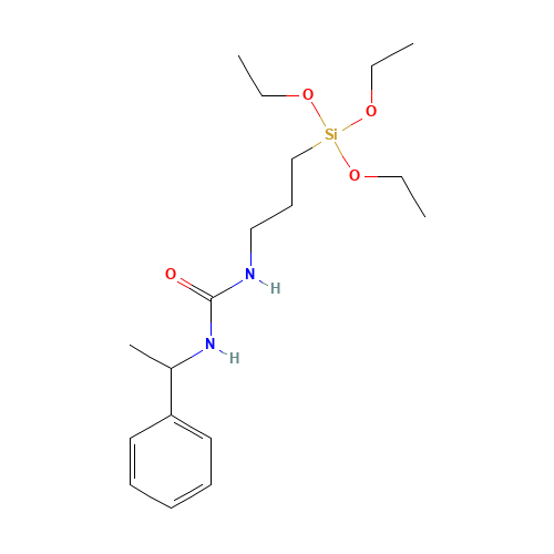(S)-N-1-PHENYLETHYL-N'-TRIETHOXYSILYLPROPYLUREA (CAS: 68959-21-7) - Related Chemical Product