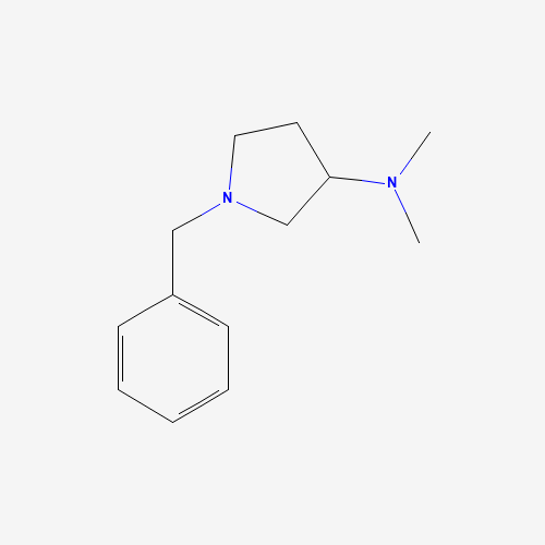 3-(DIMETHYLAMINO)PYRROLIDINE (CAS: 69478-77-9) - Chemical Structure and Molecular Formula 
