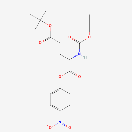 BOC-GLU(OTBU)-ONP (CAS: 69876-58-0) - Chemical Structure and Molecular Formula 