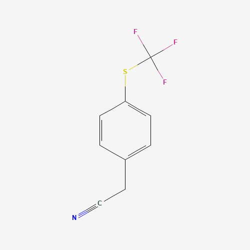 4-(TRIFLUOROMETHYLTHIO)PHENYLACETONITRILE (CAS: 70124-90-2) - Related Chemical Product