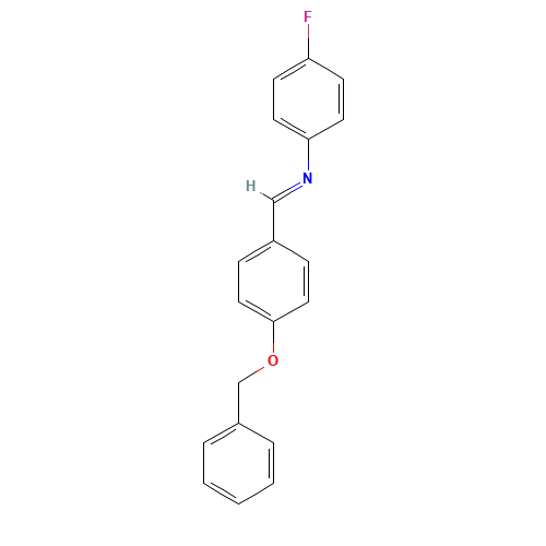 N-(4-(Benzyloxy)benzylidene)-4-fluoroaniline (CAS: 70627-52-0) - Related Chemical Product