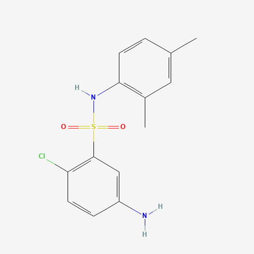 5-Amino-2-chloro-N-(2,4-dimethylphenyl)benzenesulphonamide (CAS: 71215-81-1) - Chemical Structure and Molecular Formula 