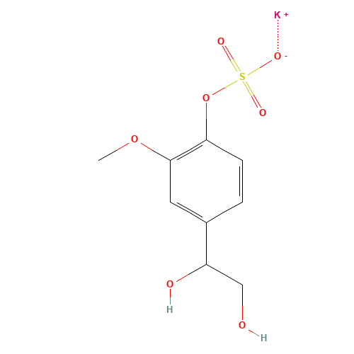 4-HYDROXY-3-METHOXY-D3-PHENYLETHYLENE GLYCOL 4-SULPHATE POTASSIUM SALT (CAS: 71324-20-4) - Related Chemical Product