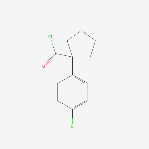 1-(4-CHLOROPHENYL)-1-CYCLOPENTANECARBONYLCHLORIDE (CAS: 71501-44-5) - Related Chemical Product