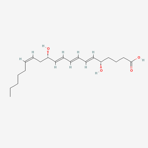 (5S,12S)-DIHYDROXY-(6E,8E,10E,14Z)-EICOSATETRAENOIC ACID (CAS: 71548-19-1) - Related Chemical Product