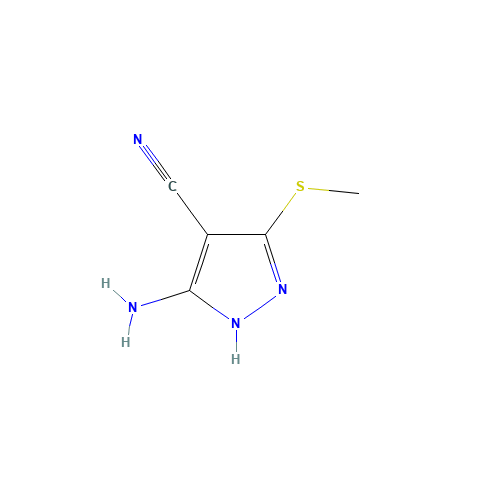 3-AMINO-5-(METHYLTHIO)PYRAZOLE-4-CARBONITRILE (CAS: 72760-85-1) - Related Chemical Product