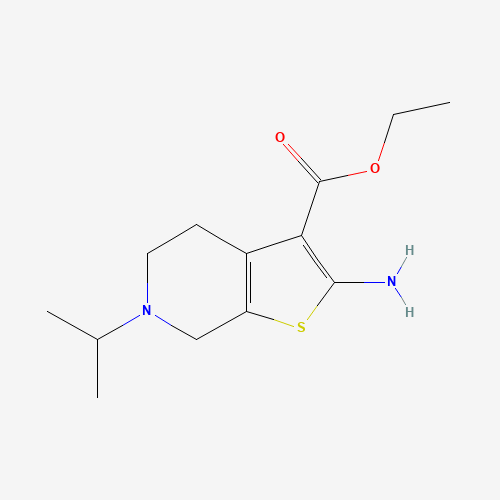 2-AMINO-6-ISOPROPYL-4,5,6,7-TETRAHYDRO-THIENO-[2,3-C]PYRIDINE-3-CARBOXYLIC ACID ETHYL ESTER (CAS: 74022-33-6) - Related Chemical Product