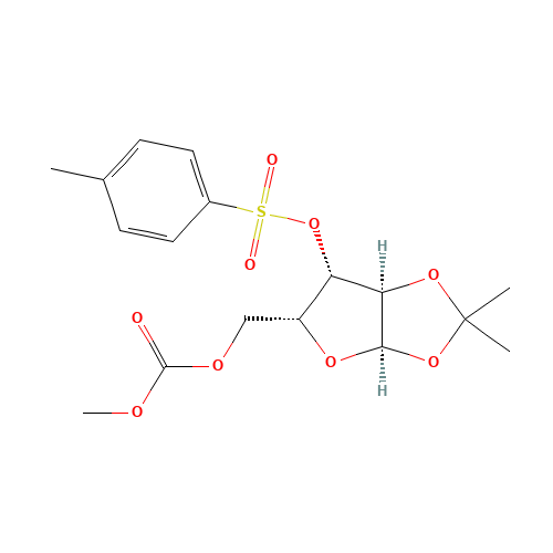 5-O-CARBOMETHOXY-1,2-O-ISO-PROPYLIDENE-3-O-(P-TOLYL-SULFONYL)-ALPHA-D-XYLOFURANOSE (CAS: 74580-94-2) - Related Chemical Product