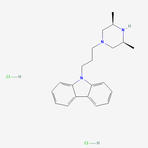 9-[3-(CIS-3,5-DIMETHYL-1-PIPERAZINYL)PROPYL]-9H-CARBAZOLE DIHYDROCHLORIDE (CAS: 75859-03-9) - Related Chemical Product