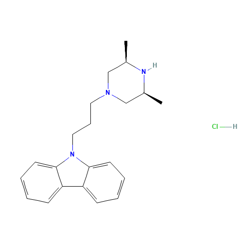 9-[3-(CIS-3,5-DIMETHYL-1-PIPERAZINYL)PROPYL]CARBAZOLE MONOHYDROCHLORIDE (CAS: 75859-05-1) - Related Chemical Product