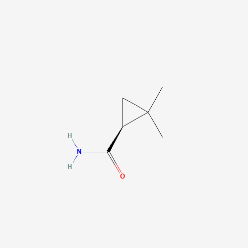 (S)-(+)-2,2-Dimethylcyclopropanecarboxamide (CAS: 75885-58-4) - Chemical Structure and Molecular Formula 