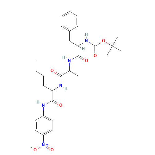 N-T-BOC-D-PHE-ALA-NLE P-NITROANILIDE (CAS: 75935-65-8) - Related Chemical Product