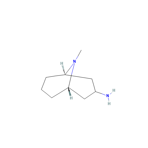 Endo-3-amine-9-methyl-9-azabicyclo[3,3,1]nonane (CAS: 76272-56-5) - Related Chemical Product