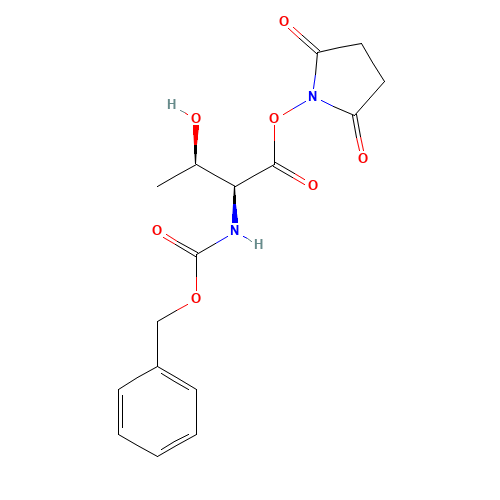 Z-THR-OSU (CAS: 76401-90-6) - Chemical Structure and Molecular Formula 