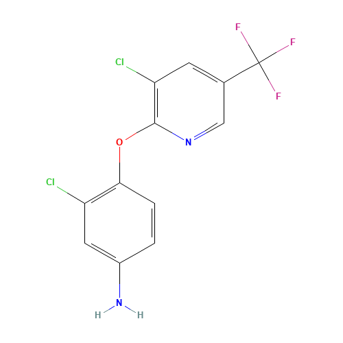 3-CHLORO-4-([3-CHLORO-5-(TRIFLUOROMETHYL)-2-PYRIDINYL]OXY)ANILINE (CAS: 76471-06-2) - Related Chemical Product