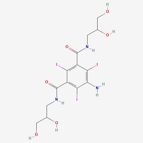 5-Amino-N,N'-bis(2,3-dihydroxypropyl)-2,4,6-triiodo-1,3-benzenedicarboxamide (CAS: 76801-93-9) - Related Chemical Product