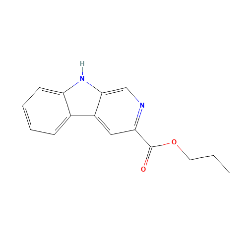 9H-B-CARBOLINE-3-CARBOXYLIC ACID PROPYL ESTER (CAS: 76808-18-9) - Related Chemical Product