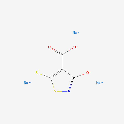 Trisodium 4-carboxy-5-mercapto-3-hydroxy-isothiazole (CAS: 76857-14-2) - Related Chemical Product