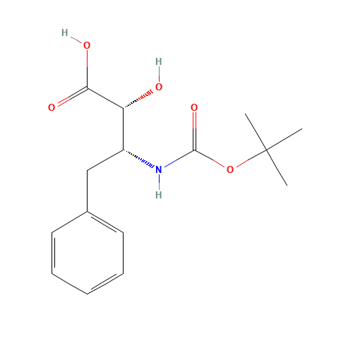 N-BOC-(2R,3R)-2-HYDROXY-3-AMINO-4-PHENYLBUTANOIC ACID (CAS: 77171-41-6) - Related Chemical Product