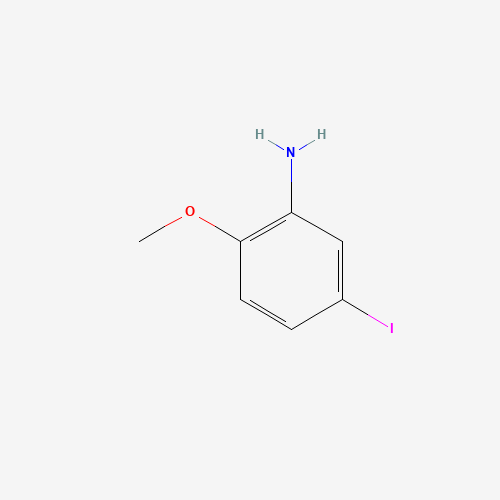 5-IODO-2-METHOXYANILINE (CAS: 77770-09-3) - Chemical Structure and Molecular Formula 