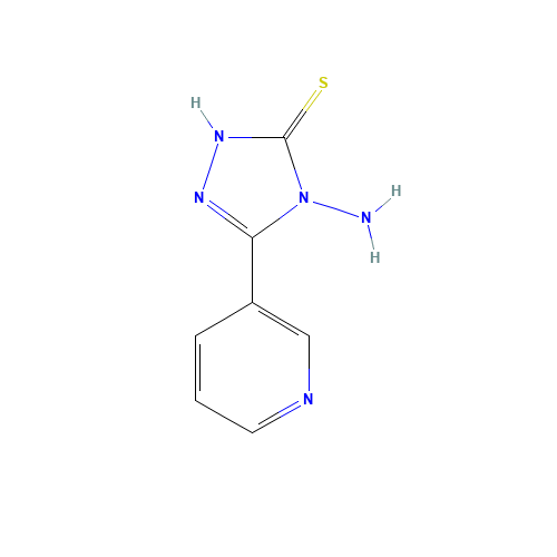 4-AMINO-5-PYRIDIN-3-YL-4H-[1,2,4]TRIAZOLE-3-THIOL (CAS: 78027-00-6) - Related Chemical Product