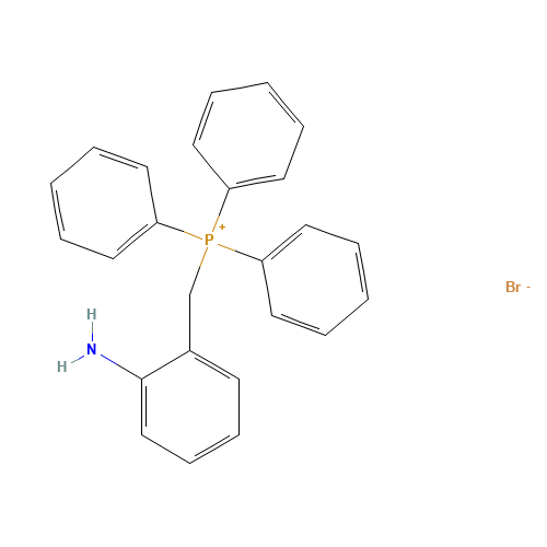(2-AMINOBENZYL)TRIPHENYLPHOSPHONIUM BROMIDE (CAS: 78133-84-3) - Chemical Structure and Molecular Formula 