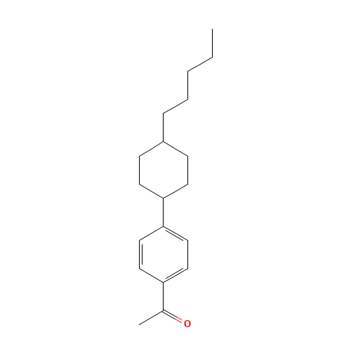 4'-(TRANS-4-N-PENTYLCYCLOHEXYL)ACETOPHENONE (CAS: 78531-59-6) - Related Chemical Product