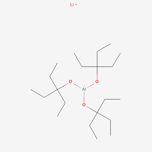 LITHIUM TRIS[(3-ETHYL-3-PENTYL)OXY]ALUMINOHYDRIDE (CAS: 79172-99-9) - Chemical Structure and Molecular Formula 