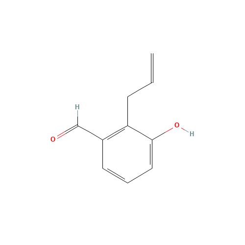 2-ALLYL-3-HYDROXYBENZALDEHYDE (CAS: 79950-42-8) - Chemical Structure and Molecular Formula 