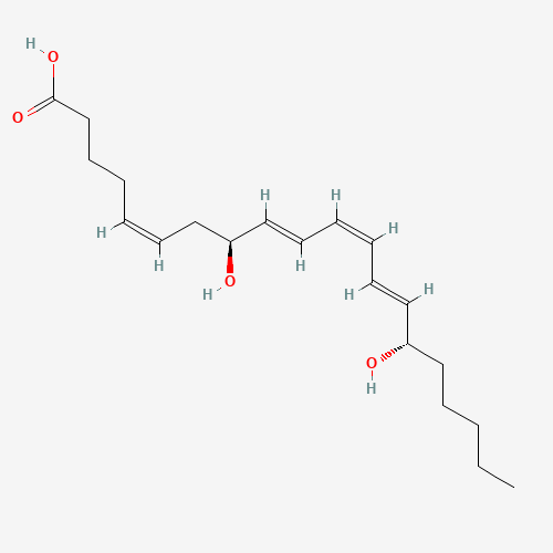 (8S,15S)-DIHETE (CAS: 80234-65-7) - Chemical Structure and Molecular Formula 