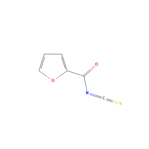 2-FUROYL ISOTHIOCYANATE (CAS: 80440-95-5) - Chemical Structure and Molecular Formula 