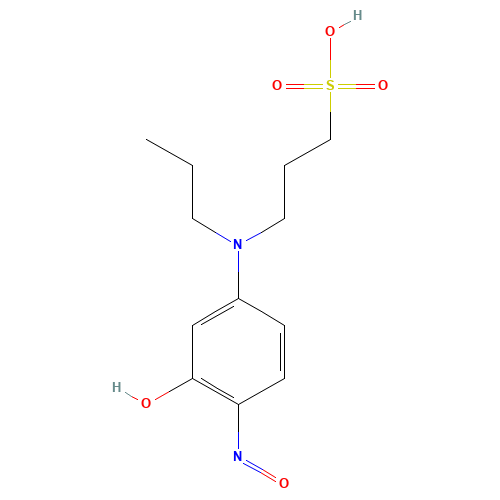 2-NITROSO-5-(N-PROPYL-3-SULFOPROPYLAMINO)PHENOL (CAS: 80459-15-0) - Related Chemical Product