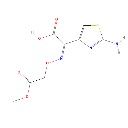 (Z)-2-(tert-Methoxycarbonyl methoxyimino)-2-(2-aminothiazol-4-yl)acetic acid (CAS: 80544-17-8) - Related Chemical Product